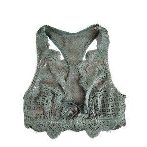 Victoria's Secret Dream Angels Wireless Eyelash Lace Bralette Sexy Sheer sz XS‎